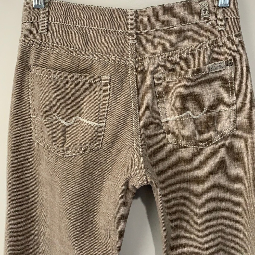 7 For All Mankind 100% Cotton Khaki Pants, Size 12
